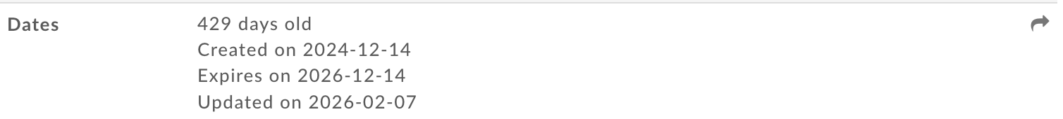 WHOIS lookup for oxycapitalsltd.com showing updated date Feb 7, 2026